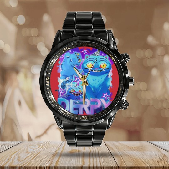 Discover Derpy Tiger Calendar Steel Band Watch, Kpop Demon Hunters Calendar Steel Band Watch, Kpop Huntrix Pin, Huntrix Calendar Steel Band Watch