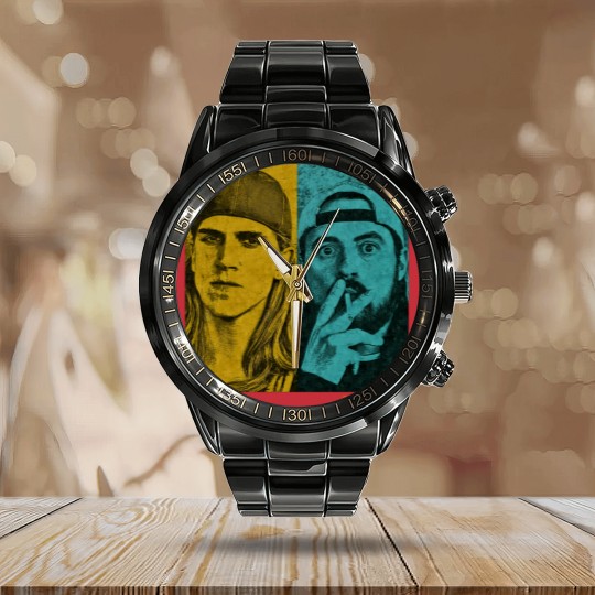 Discover Jay and Silent Bob. - Jay And Silent Bob - Calendar Steel Band Watch