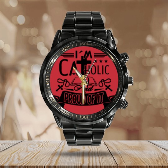Discover Catholic Mug - I Am Catholic Coffee Mug Calendar Steel Band Watch