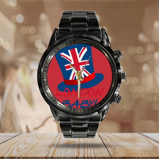 Discover Joey s London Hat London Baby Calendar Steel Band Watch