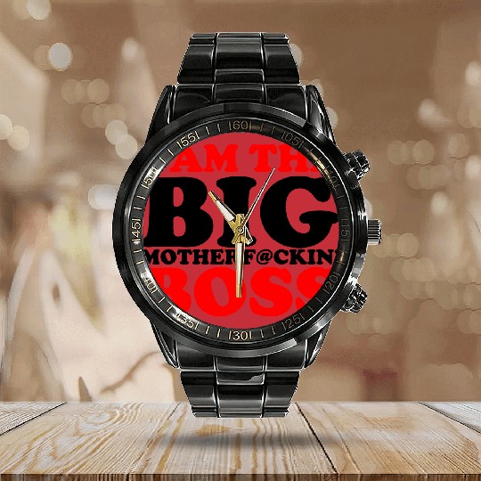 Discover im the boss Calendar Steel Band Watch