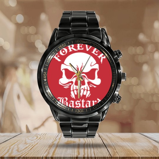 Discover BASTARD Calendar Steel Band Watch