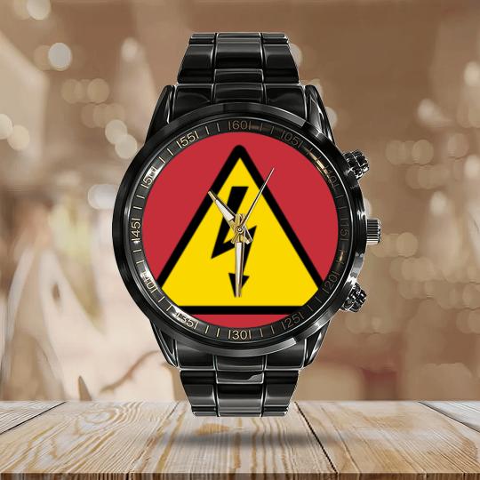 Discover High Voltage Calendar Steel Band Watch