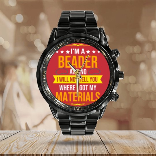 Discover Beadery Material Jewelry Maker Jewelers Beading Calendar Steel Band Watch