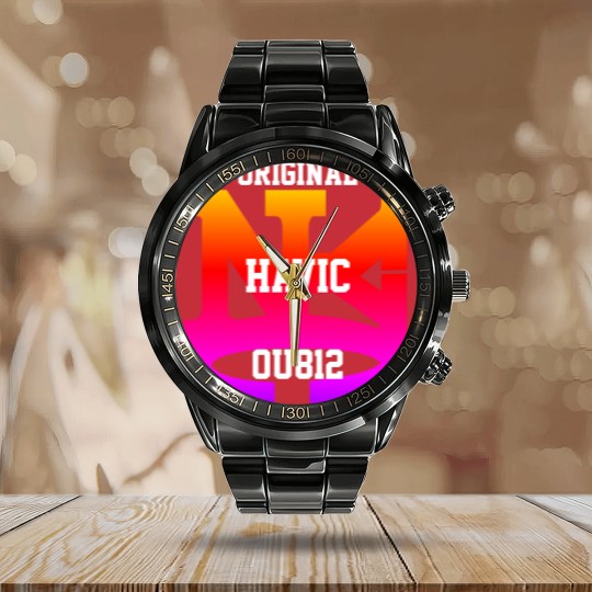 Discover ORIGINAL HAVIC NYC OU812 T BY HAVIC ACD Calendar Steel Band Watch