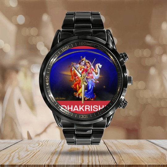 Discover RADHA KRISHNA Calendar Steel Band Watch