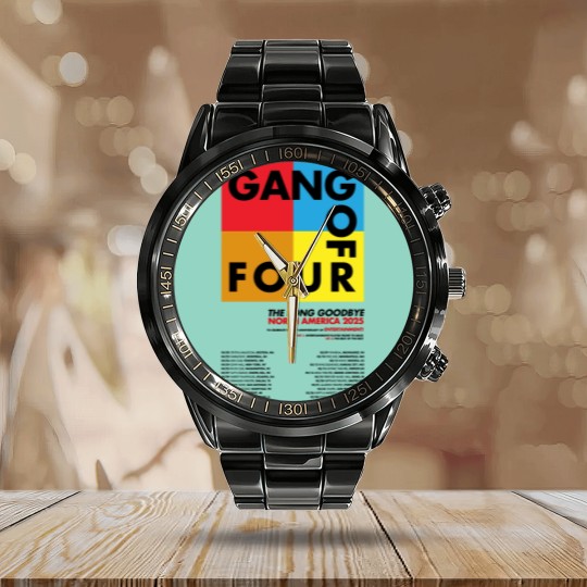 Discover Gang Of Four The Long Goodbye North America 2025 Tour Calendar Steel Band Watch