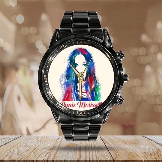 Discover You Live You Learn Alanis Morissette Calendar Steel Band Watch, Triple Moon Tour 2024
