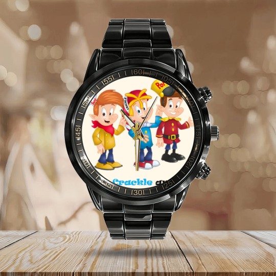 Discover Snap, Crackle and Pop Calendar Steel Band Watch