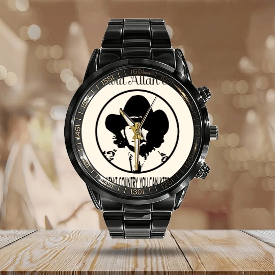 Discover David Allan Coe Funny Music Calendar Steel Band Watch