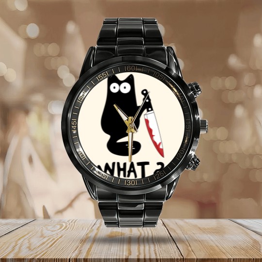 Discover Cat What Calendar Steel Band Watch