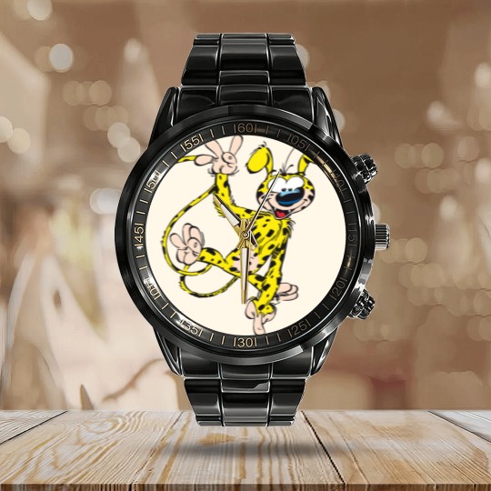 Discover Marsupilami waving Calendar Steel Band Watch