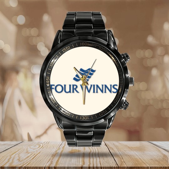 Discover FOUR WINNS BOAT MOTOR MERCH Calendar Steel Band Watch