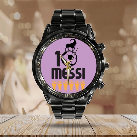 Discover Messi - Messi - Calendar Steel Band Watch