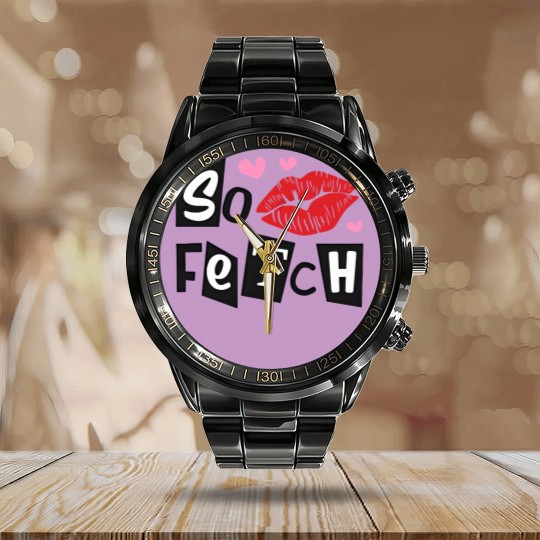 Discover So Fetch Mean Girls Inspired Calendar Steel Band Watch | Mean Girls Movie Quotes