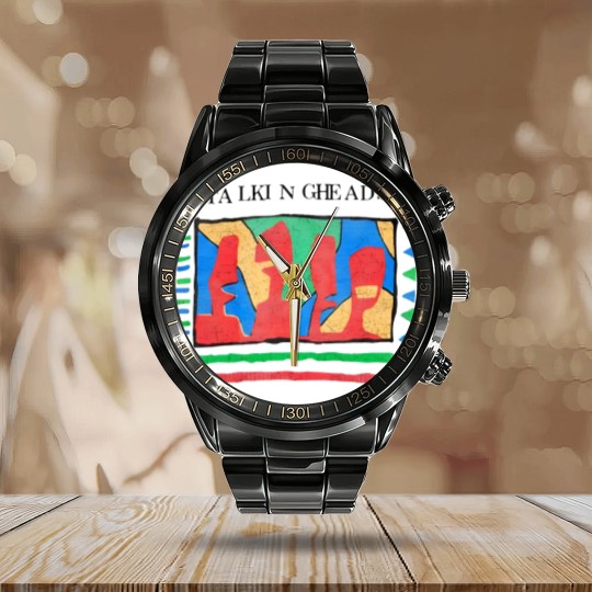 Discover Talking Heads Vintage Distressed - Talking Heads - Calendar Steel Band Watch