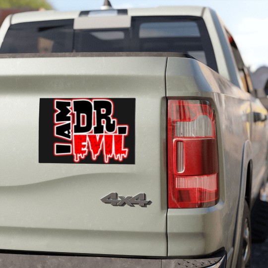Discover Halloween - I am Dr. Evil Car Magnets