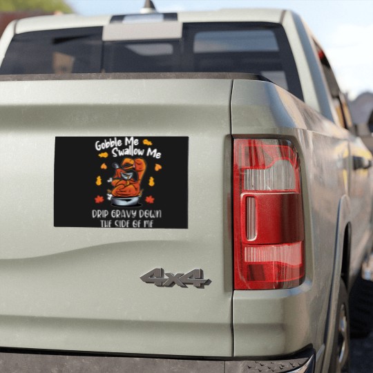 Discover Gobble Me Swallow Me Car Magnets Funny Turkey Thanksgiving 2021 Car Magnets