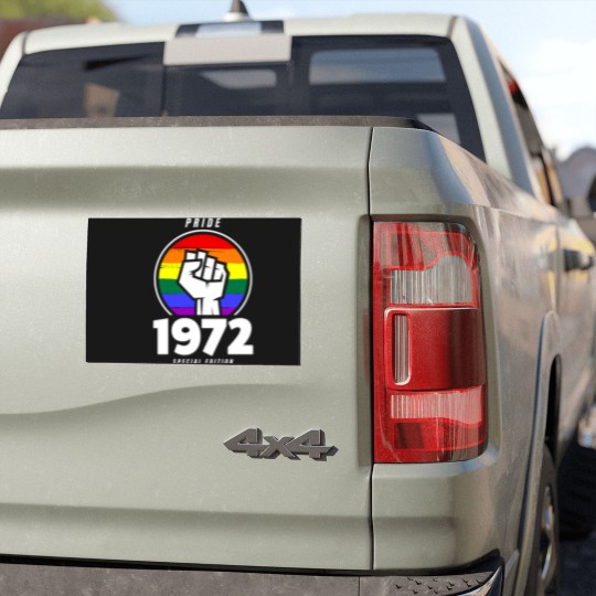 Discover 1972 Birthday Gay Pride LGBT Car Magnets
