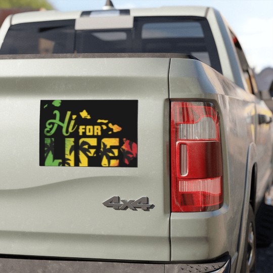 Discover Hawaii For Life Rasta Island Chain Gift traveler Car Magnets