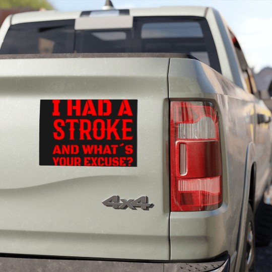 Discover STROKE SURVIVOR STROKE RECOVERY I had a stroke Car Magnets