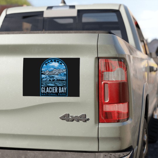Discover Glacier Bay National Park Car Magnets