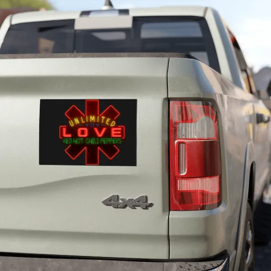 Discover Red Hot Chili Peppers Unlimited Love World Tour 2022 Car Magnets, Red Hot Chili Peppers Tour 2022 Car Magnets