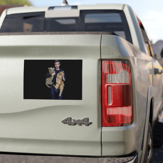 Discover Nathan Fielder and His Cats Classic Car Magnets