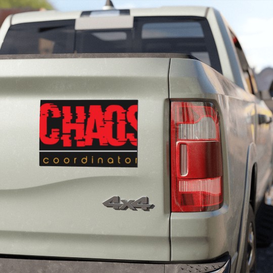 Discover Chaos Coordinator Design Car Magnets