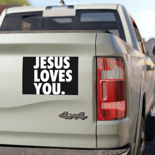 Discover JESUS LOVES YOU Car Magnets