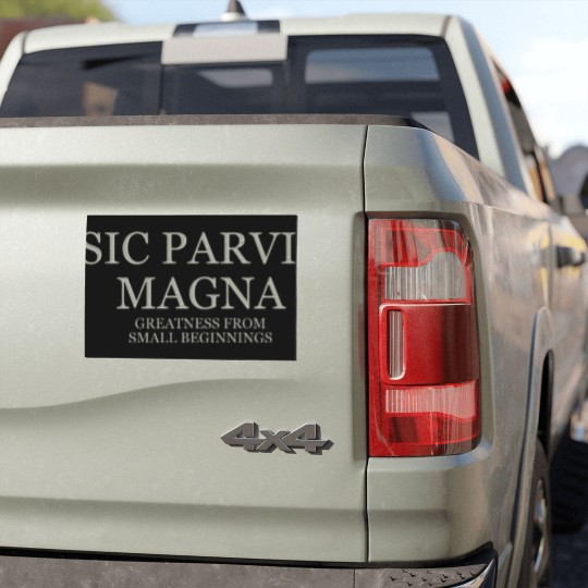 Discover Greatness From Small Beginnings - Light Car Magnets