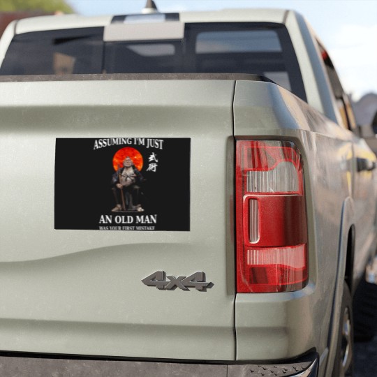 Discover Beware of an old man in a profession where men Car Magnets