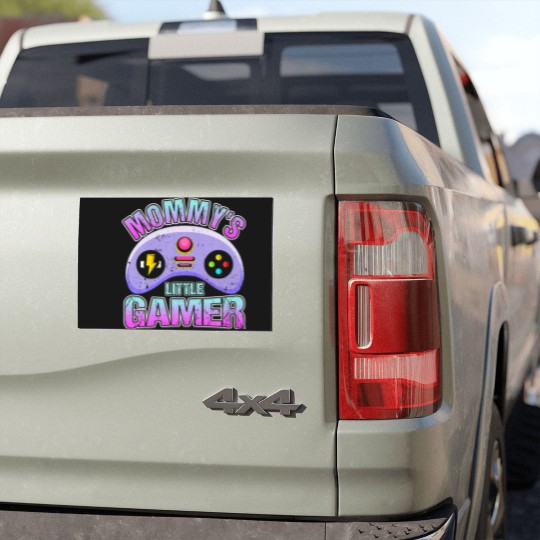 Discover Mommy's Little Gamer Video Gaming Car Magnets