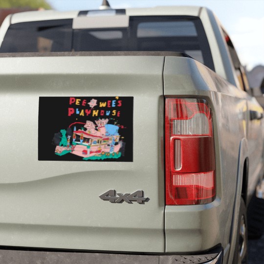 Discover Funny Vintage Pee Wee's Playhouse Car Magnets, Vintage 90s Pee Wee Herman Car Magnets