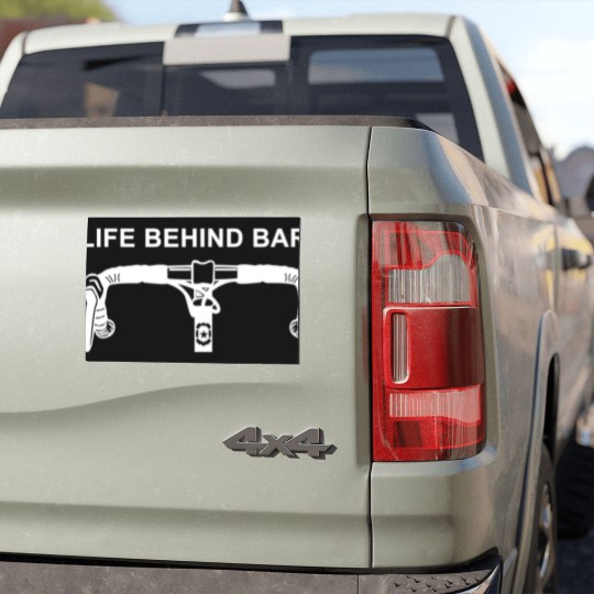 Discover LIFE BEHIND BARS Car Magnets Funny Cycling Biking Car Magnets