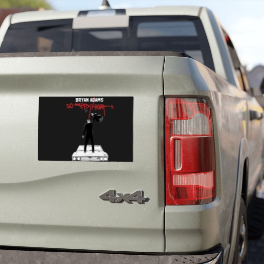 Discover Color Bryan Adams Tour 2023 Car Magnets, So Happy Hurts Tour, Vintage Bryan Adams Car Magnets