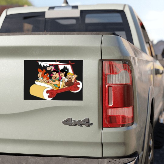 Discover The Flintstones Car Magnets, The Flintstones Characters Car Magnets
