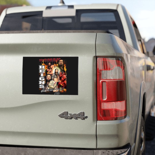 Discover Roman Reigns Acknowledge Me Unisex Softstyle Car Magnets, Roman Reigns Unisex Car Magnets