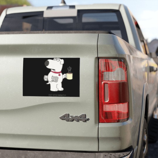 Discover Brian Griffin Happy Car Magnets | Family Guy