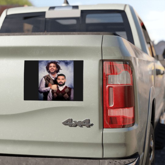 Discover Drake J Cole Car Magnets -Vintage 90s Car Magnets- Retro Rap Vintage 90S Y2k Bootleg Car Magnets