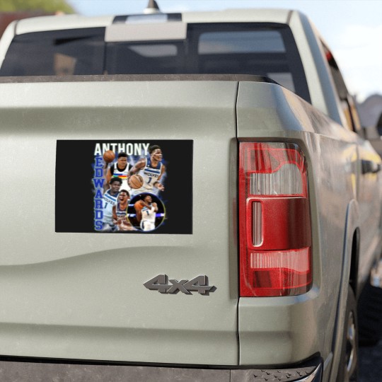 Discover Anthony Edwards Graphic Car Magnets, Basketball Car Magnets