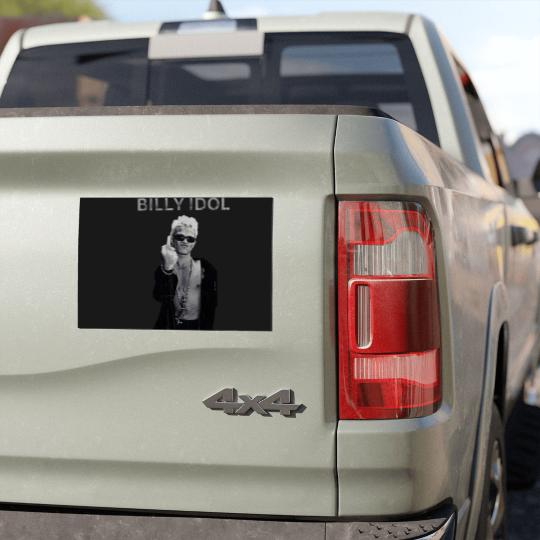 Discover BILLY IDOL Car Magnets Car Magnets Car Magnets Car Magnets Distressed Car Magnets Band Car Magnets Giving the Finger Simple Minimalist