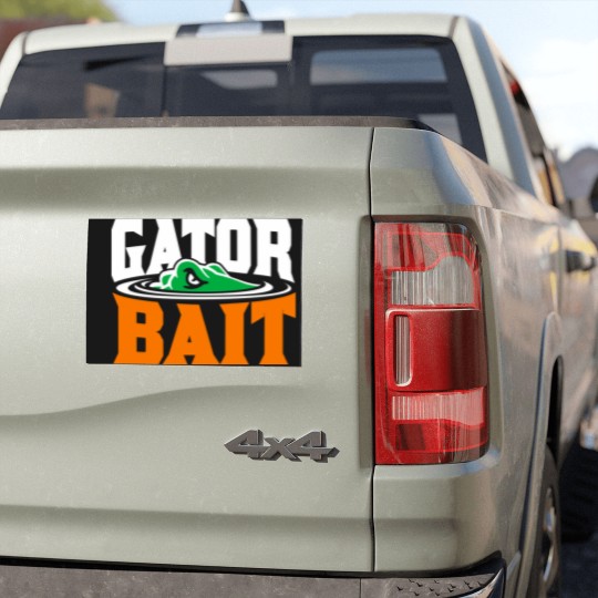 Discover Gator Bait - On Blue Car Magnets
