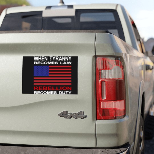 Discover When Tyranny Becomes Law Car Magnets