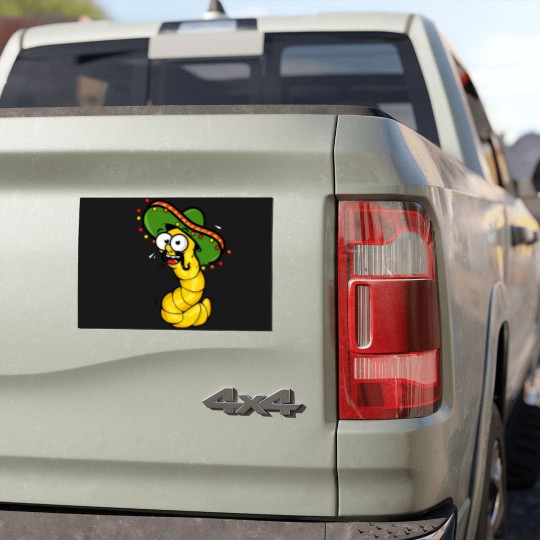 Discover Tequila Worm Car Magnets