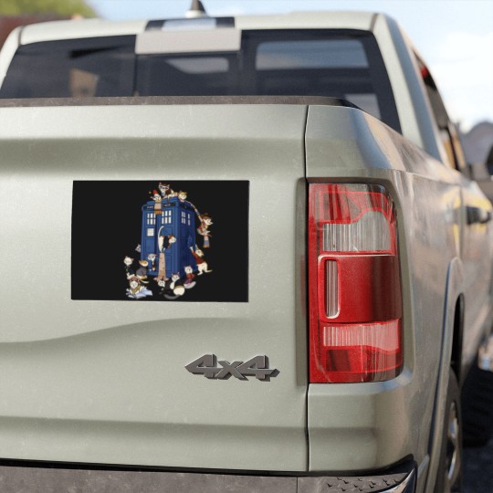 Discover Doctor Cat Car Magnets, Doctor Who Car Magnets, Time Lord Car Magnets