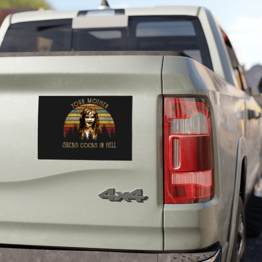 Discover Your Mother Sucks Cocks in Hell Car Magnets