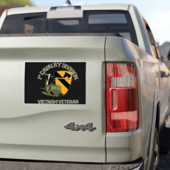 Discover 1st cavalry division vietnam veteran uh1 ship veteran day Car Magnets