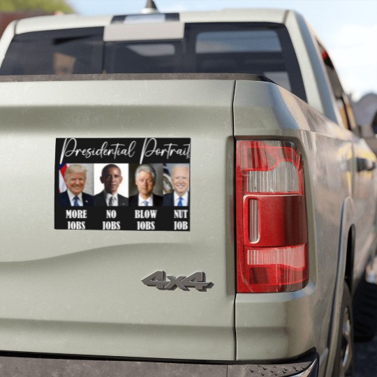 Discover Presidential Portrait Car Magnets - Sarcastic Car Magnets - Women's Car Magnets - Mens Car Magnets