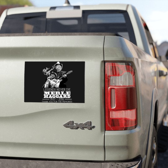 Discover Vintage Merle Haggard Memories Signed Men Car Magnets